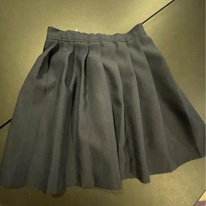 Navy blue uniform skirt